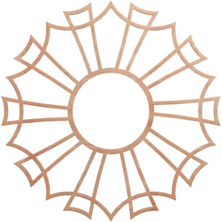 Ekena Millwork Augustus Wood Fretwork Pierced Ceiling Medallion, Cherry, 30"OD x 10 1/2"ID x 3/8"T CMWP30X30X0375AUCH